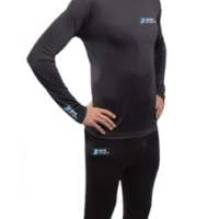 Blue Sports Sweat 2 Piece Black