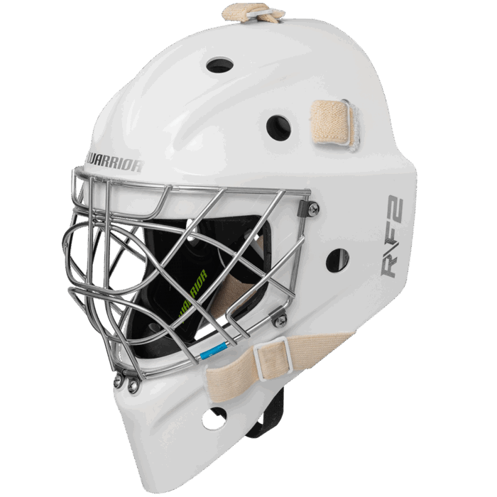Warrior Ritual R/F2 E+ JR Goalie Mask Certified Cat Eye Cage